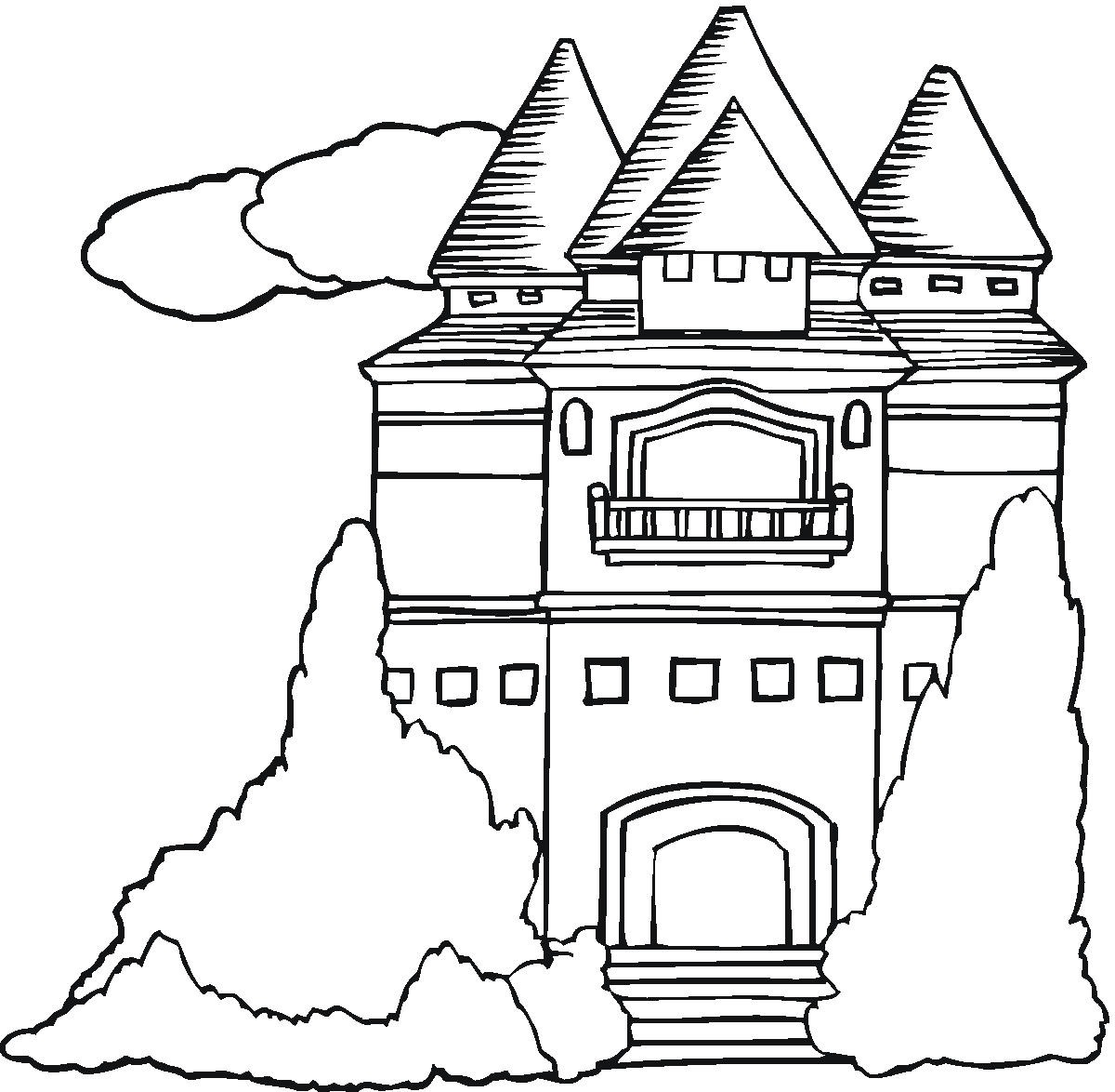 Zamki kolorowanki